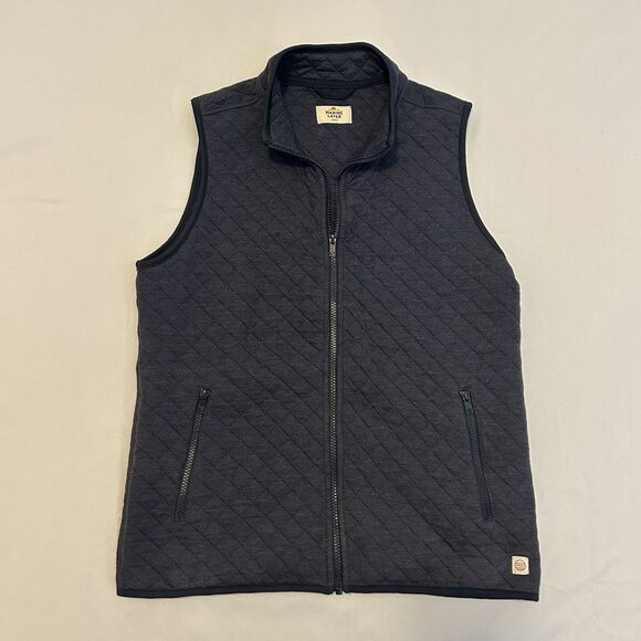 Marine Layer Corbet Full Zip Vest in Navy - Men's Small - Picture 2 of 10